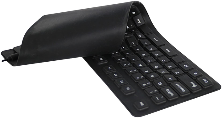 Клавіатура силіконова Esperanza EK140 USB QWERTY Black (5901299958513) - зображення 2