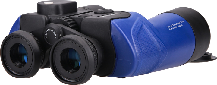 Бінокль Carbon 10x50 Blue з далекомірною сіткою та компасом (88006) - зображення 5