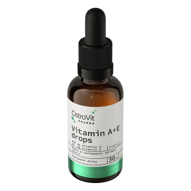Вітаміни OstroVit Pharma Vitamin A+E drops 30 мл - Фото 2 Вітаміни OstroVit Pharma Vitamin A+E drops 30 мл - зображення 2