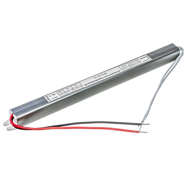 Блок живлення 12В 2А 24Вт IP20 SLIM металевий корпус MTK-24-12V-2A - Фото 3 Блок живлення 12В 2А 24Вт IP20 SLIM металевий корпус MTK-24-12V-2A - зображення 3