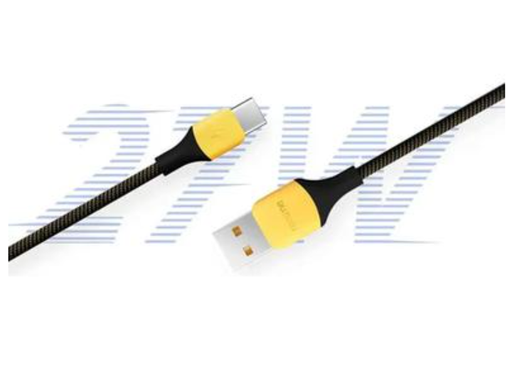 Кабель Data Cable Fast Charging 27W / 3A 1m USB на Type-C / USB-C для Realme (RMW2189) (yellow) - изображение 3