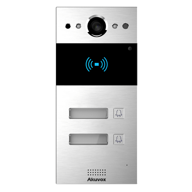 Двохабонентна панель виклику AKUVOX R20B - изображение 2