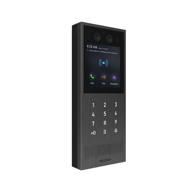 Багатоабонентна панель виклику з розпізнаванням обличчя, NFC та Bluetooth AKUVOX X912S - Фото 1 Багатоабонентна панель виклику з розпізнаванням обличчя, NFC та Bluetooth AKUVOX X912S - изображение 1
