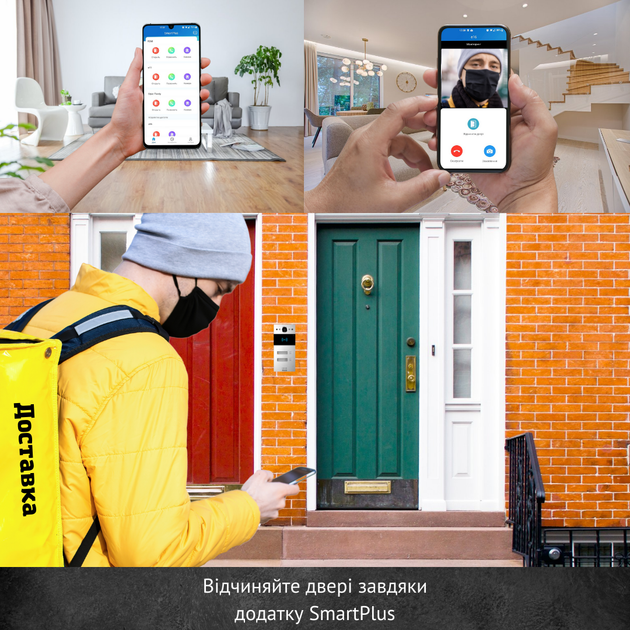 Двохабонентна панель виклику AKUVOX R20B - изображение 4