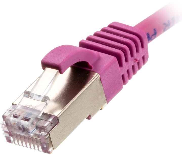 Patchcord Logilink Cat 6a SFTP 1.5 m Pink (CQ3049S) - obraz 1