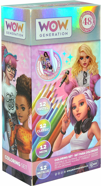 Zestaw kreatywny WOW Generation Colouring Set with Notebook (8435507868761) - obraz 3