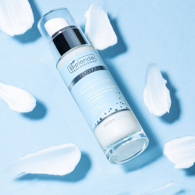 Krem do twarzy Bielenda Professional SupremeLab Hydra Glow kojąco-nawilzający Glow Booster 30 ml (5902169057411) - obraz 4