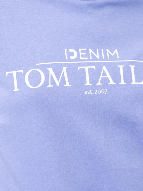 Футболка Tom Tailor XS Блакитний 1033607-30029 - изображение 3