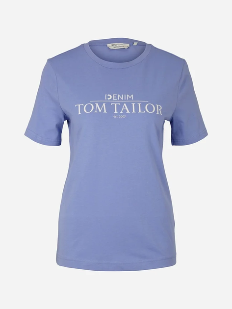 Футболка Tom Tailor XS Блакитний 1033607-30029 - изображение 4