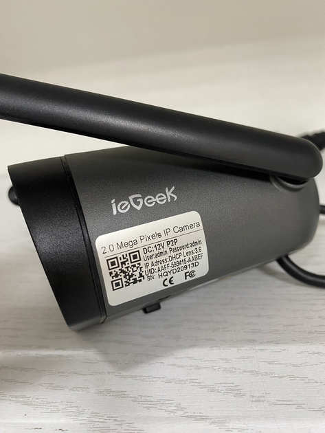 Камера відеоспостереження IEGeek IG20 Б/В - изображение 4