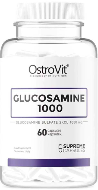 Дієтична добавка OstroVit Glucosamine 1000 60 капсул (5903246225471) - зображення 1