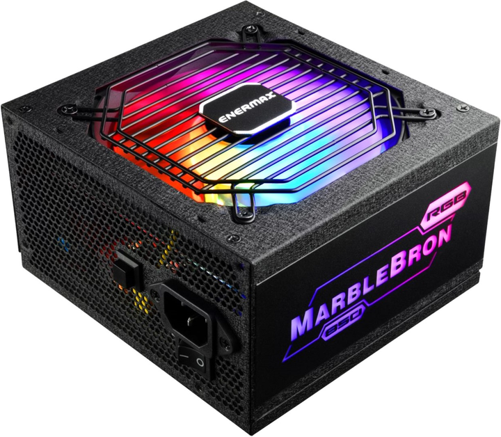 Zasilacz Enermax MarbleBron 82+ Modular, RGB 850W Black - obraz 4