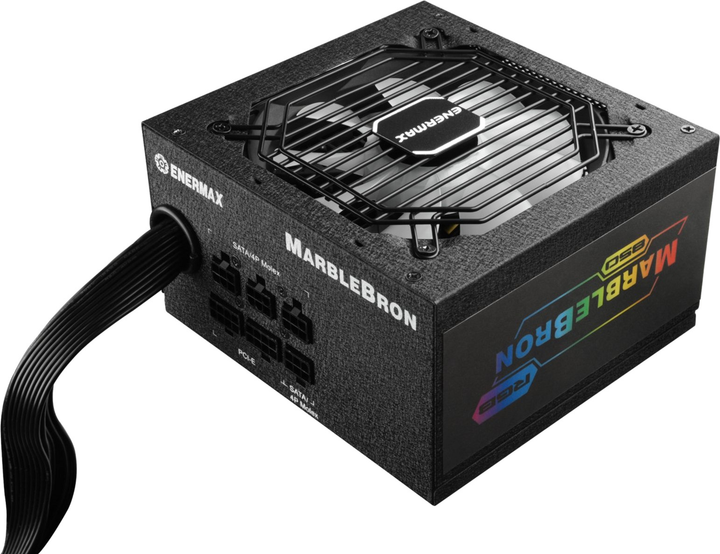 Zasilacz Enermax MarbleBron 82+ Modular, RGB 850W Black - obraz 5