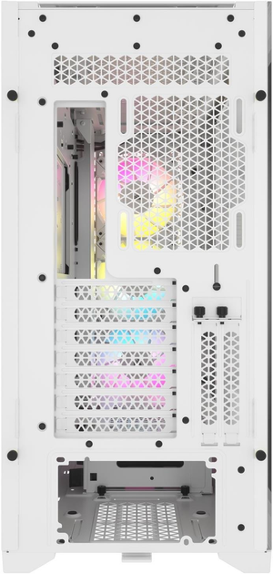 Корпус Corsair iCUE 5000D RGB AirFlow Tempered Glass White (CC-9011243-WW) - зображення 3