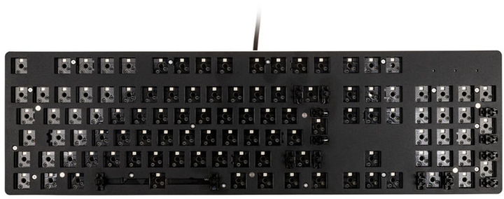 Клавіатура дротова Glorious GMMK Full-Size ISO Barebone Black (GMMK-RGB-ISO) - зображення 1