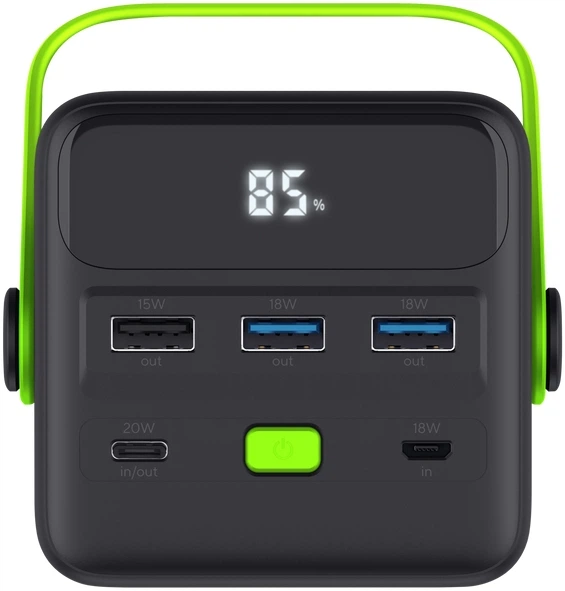Powerbank Trust Redoh XXL Fast Power Bank 50000 mAh Black (TR25196) - obraz 6