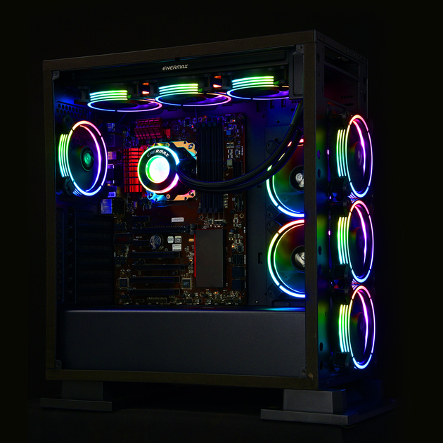 Набір вентиляторів Enermax T.B. RGB AD. 3 x 120 мм ARGB PWM (UCTBRGBA12P-BP3) - зображення 9