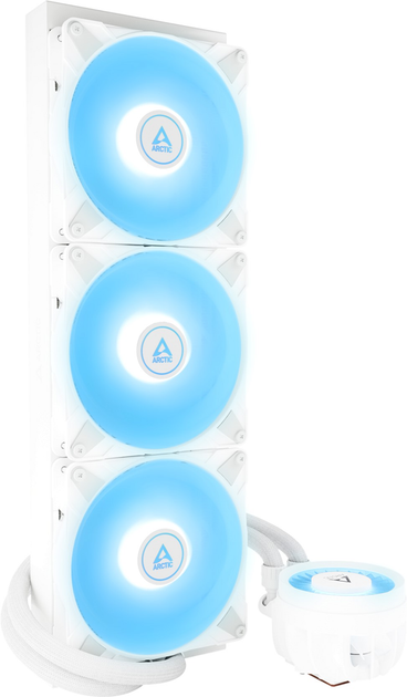 System chłodzenia cieczą Arctic Liquid Freezer III 420 A-RGB White (ACFRE00153A) - obraz 2