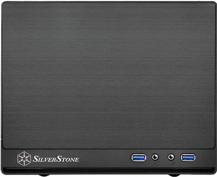 Корпус Silverstone Sugo SST-SG13B-Q ABS Aluminium style Black (SST-SG13B-Q) - зображення 2