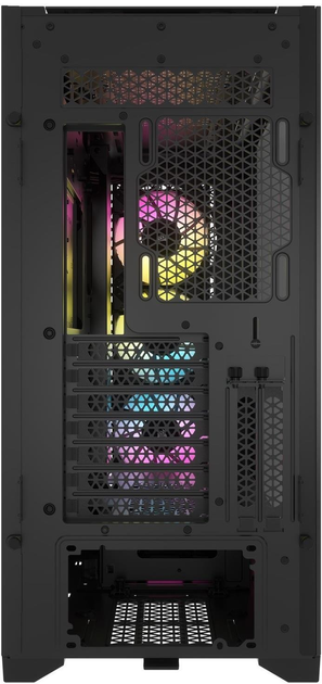 Корпус Corsair iCUE 5000D RGB AirFlow Tempered Glass Black (CC-9011242-WW) - зображення 3
