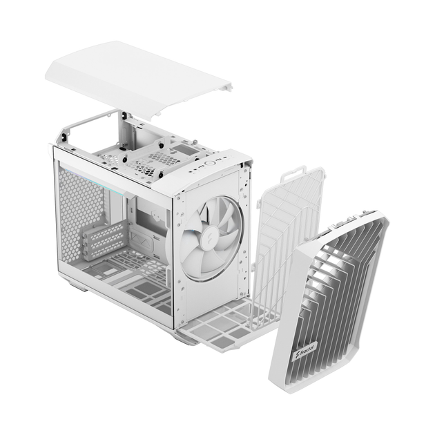 Obudowa Fractal Design Torrent Nano White RGB TG Clear Tint (FD-C-TOR1N-05) - obraz 5