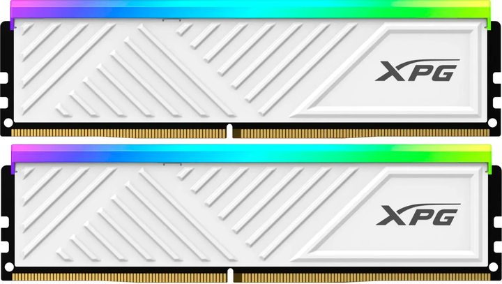Pamięć RAM ADATA DDR4-3600 32768 MB PC4-28800 (Kit of 2x16384) XPG Spectrix D35G RGB Biała (AX4U360016G18I-DTWHD35G) - obraz 1