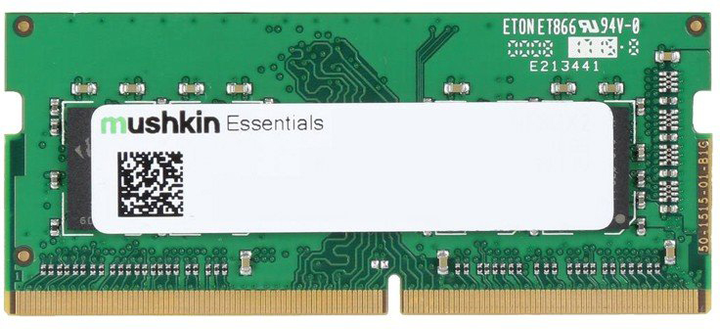 Pamięć RAM Mushkin Essentials SODIMM DDR4-3200 16384 MB PC4-25600 (MES4S320NF16G) - obraz 1