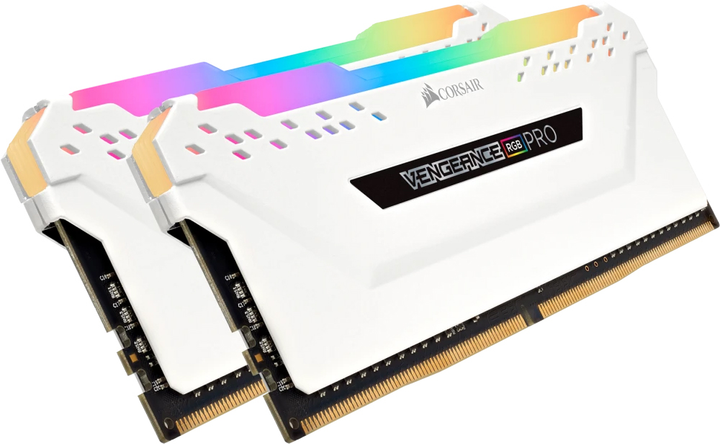 Оперативна пам'ять Corsair DDR4-3200 32768 MB PC4-25600 (Kit of 2x16384) Vengeance (CMW32GX4M2E3200C16W) - зображення 2