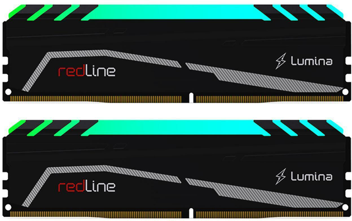 Pamięć RAM Mushkin DDR4-3200 16384MB PC4-25600 (Kit of 2x8192) Redline Lumina (MLA4C320GJJM8GX2) - obraz 1