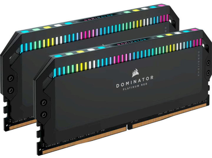 Оперативна пам'ять Corsair DDR5-6000 65536MB PC5-48000 (Kit of 2x32768) Dominator Platinum RGB (CMT64GX5M2B6000C30) - зображення 1