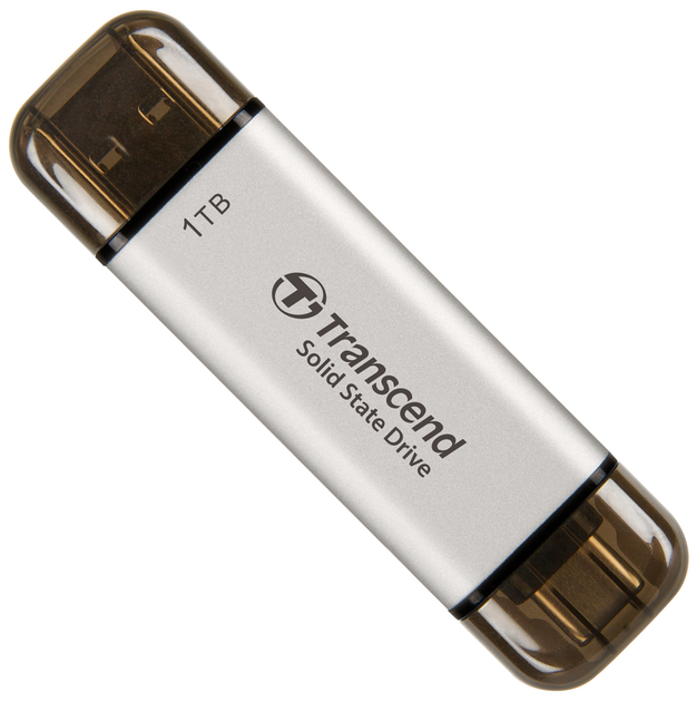 SSD диск Transcend ESD310 1TB USB Type-A/USB Type-C 3D NAND (TS1TESD310C) External - зображення 1