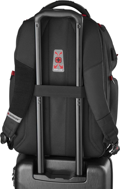 Plecak na laptopa Wenger Tech PlayerOne Gaming 17" Czarny (7613329114568) - obraz 10