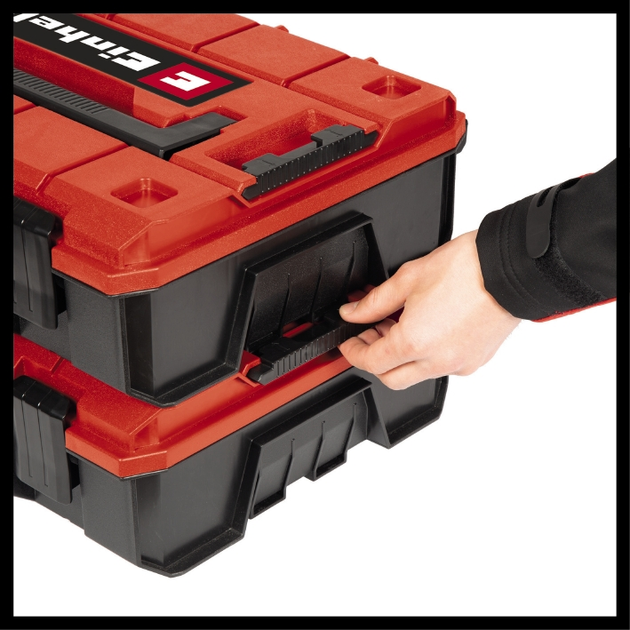 Plastikowa walizka narzędziowa Einhell E-Case S-F z wkładką piankową (4540020AN) - obraz 2