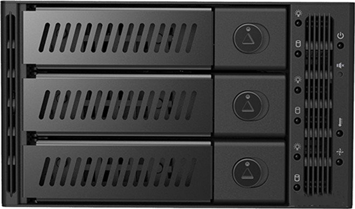 Бекплейн Chieftec 2x5.25" - 3x3.5" HDDs Hot-Swap Metal (CMR-2131SAS) - зображення 1