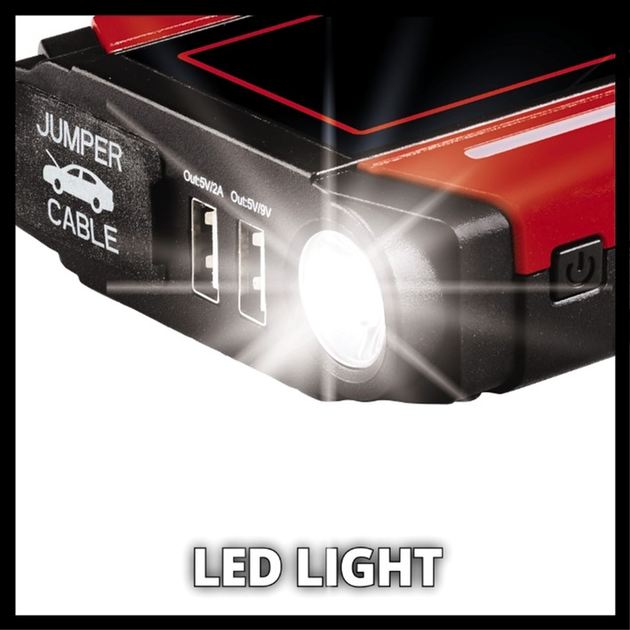 Urządzenie startowe Einhell CE-JS 18/1 z funkcją Powerbanku 18000 mAh (4006825626353) - obraz 5