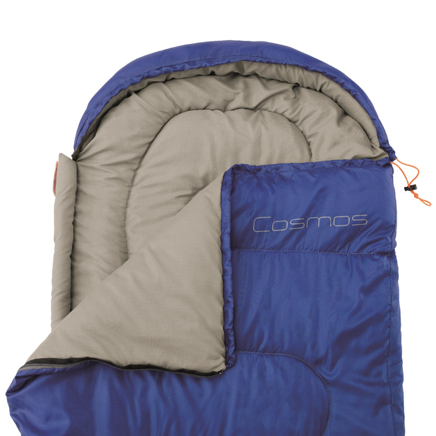 Спальний мішок Easy Camp Cosmos +8 °C Blue (Right) (5709388103840) - зображення 4