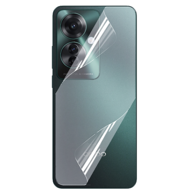 Протиударна гідрогелева плівка Hydrogel Film для Oppo Reno11 F на задню панель, Transparent - Фото 1 Протиударна гідрогелева плівка Hydrogel Film для Oppo Reno11 F на задню панель, Transparent - зображення 1