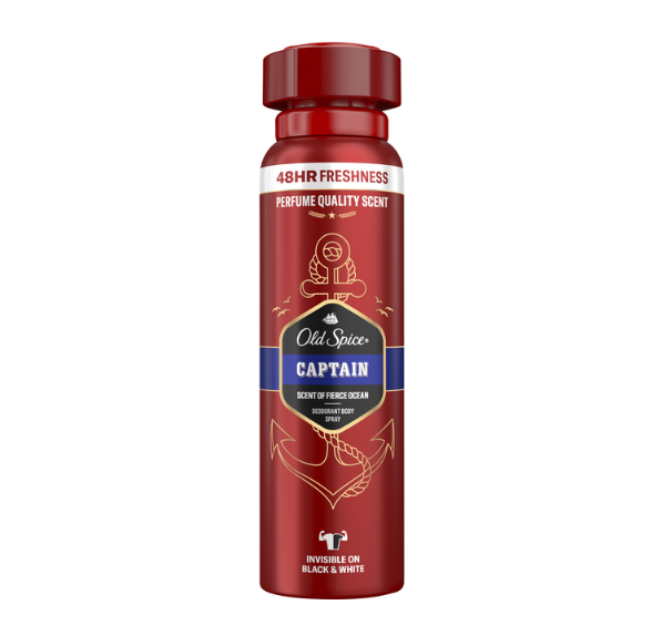 Дезодорант спрей Old Spice Captain 150 мл (8001090962867) - Фото 1 Дезодорант спрей Old Spice Captain 150 мл (8001090962867) - зображення 1