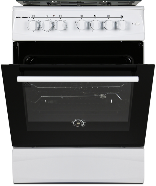 Плита комбінована MILANO ML60 EF50 White - зображення 2