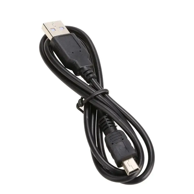 Кабель USB to MiniUSB (3723) black - Фото 1 Кабель USB to MiniUSB (3723) black - изображение 1