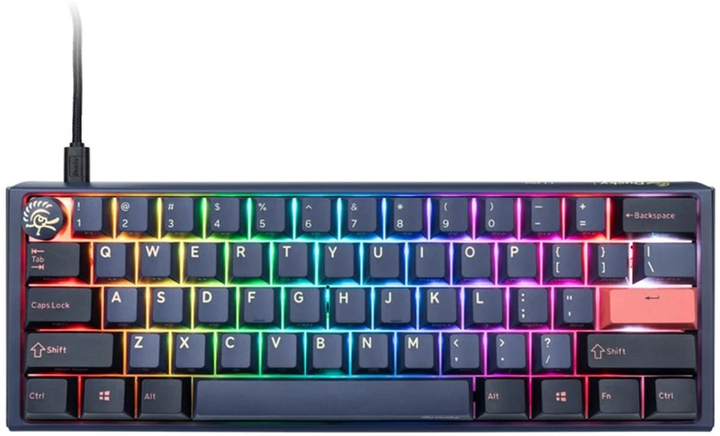 Клавіатура дротова Ducky One 3 Mini RGB LED Cherry MX Brown USB Cosmic Blue (WLONONWCRA319) - зображення 1