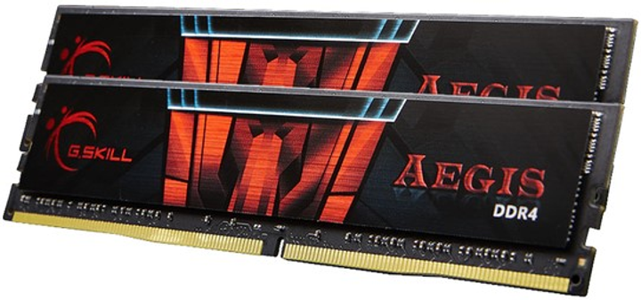 Оперативна пам'ять G.Skill DDR4-2400 16384MB PC4-19200 (Kit of 2x8192) Aegis (F4-2400C15D-16GIS) - зображення 1