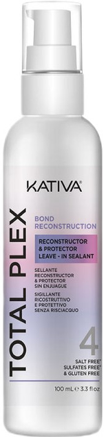 Emulsja do włosów Kativa Total Plex Reconstructor & Protector Leave In Sealant 100 ml (7750075063921) - obraz 1