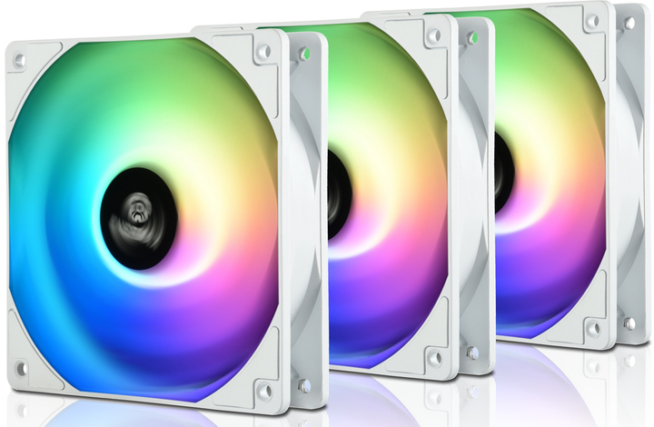 Набор вентиляторов Enermax PC FAN model HF120 ARGB 3x 120 мм White (UCHF12PARGB-W-BP3) - изображение 2
