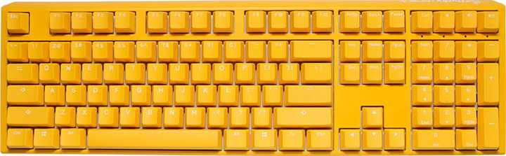 Klawiatura przewodowa Ducky One 3 Yellow RGB LED MX-Black 100042989 (WLONONWCRA185) - obraz 1