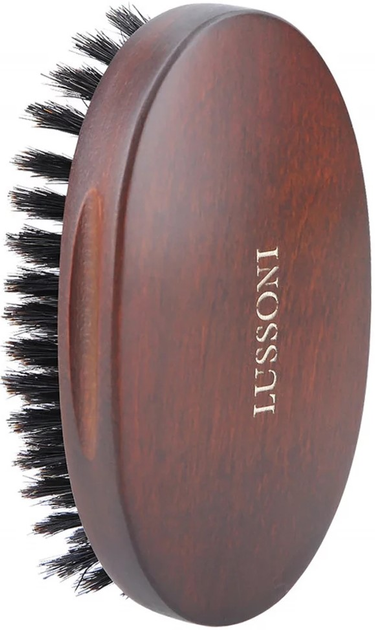Щітка для бороди Lussoni Barba Cepillo Natural Ovalado (5903018920429) - зображення 3