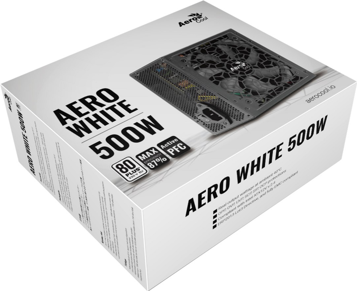 Блок питания Aerocool Aero White 500W - изображение 6
