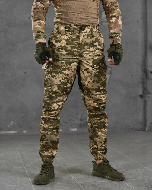Армійські чоловічі штани з вентиляцією 3XL піксель (87590) - зображення 2