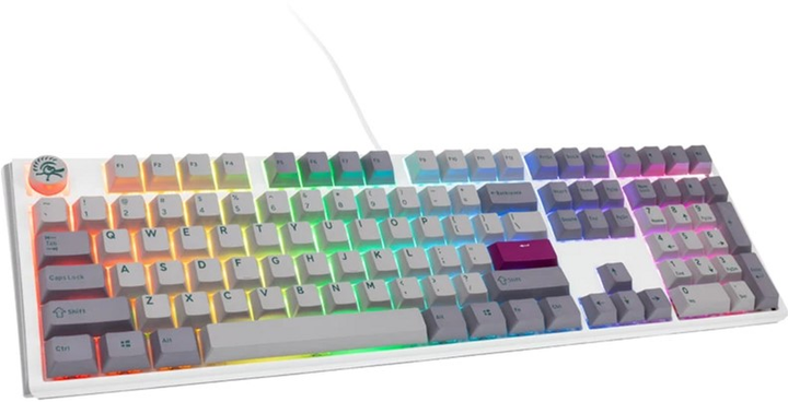 Клавіатура дротова Ducky One 3 RGB LED Cherry MX Speed Silver USB Mist Grey (WLONONWCRA339) - зображення 2