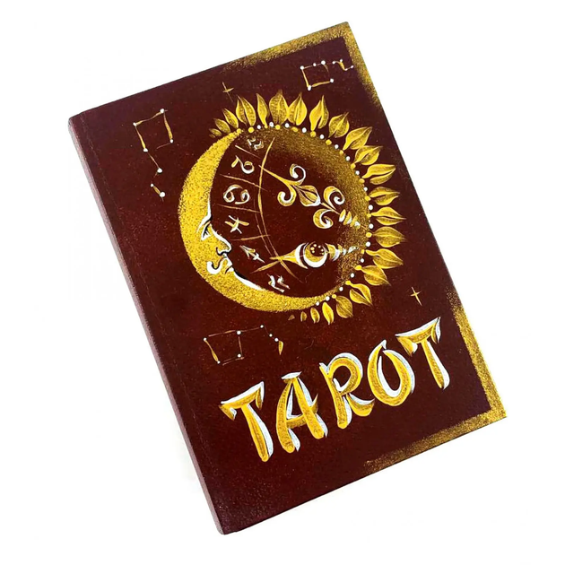 Шкатулка Таро для хранения карт Таро коричневая 34851 - изображение 5